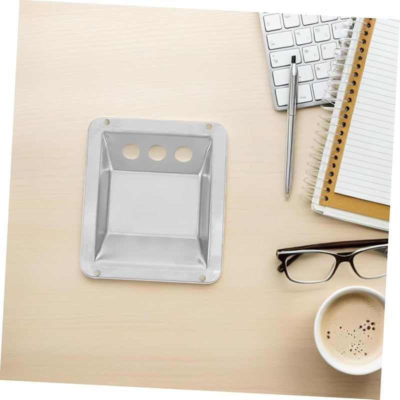 مقلاة سجائر معدنية للخارج مقاومة للبلى وسهلة التنظيف سلة مهملات للمتنزهات والمقاهي للمدخنين - Image 5